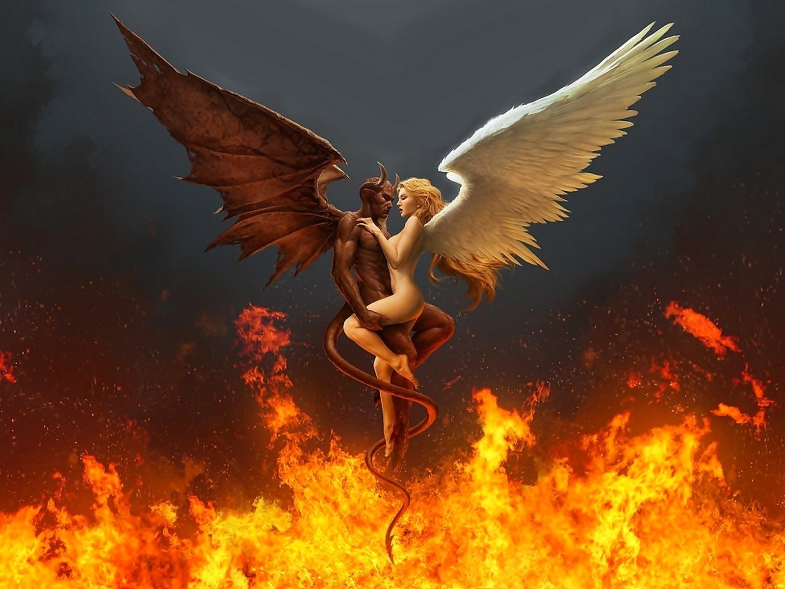 1600px x 1200px - Pictures of the angel and devil having sex naked hentay photo