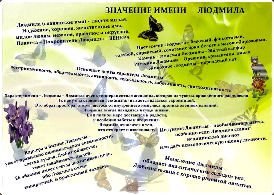 Поздравления с именами люда 546