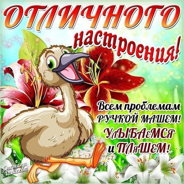 Открытки с пожеланиями хорошего дня и настроения 490