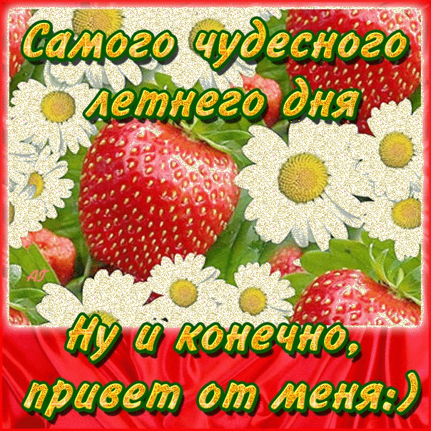 Открытка хорошего летнего дня Открытка хорошего летнего дня