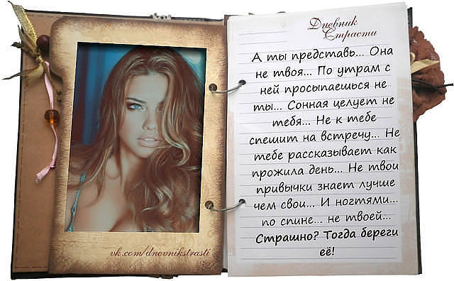 Прикольные картинки дневник страсти